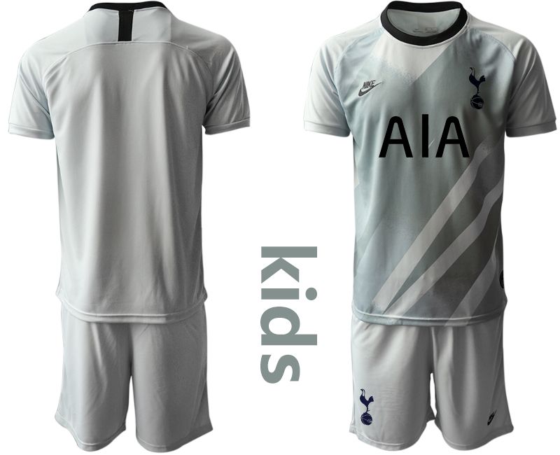 Youth 2019-2020 club Tottenham Hotspur gray goalkeeper Soccer Jerseys